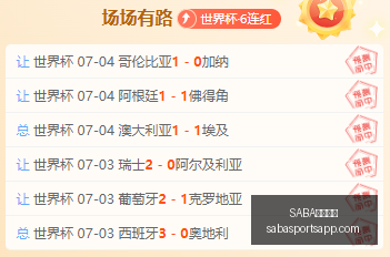世界杯盘点,胜率突破,今日焦点,SABA沙巴体育官网,SABA沙巴体育App,SABA沙巴体育直播,SABA沙巴体育娱乐,SABA沙巴体育入口